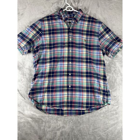 Ralph Lauren Men's Oxford Button Down Shirt XXL‎ Short Sleeve - Picture 1 of 6